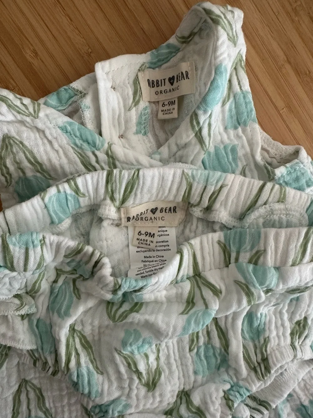 Rabbit + Bear Organic Bloomer Set